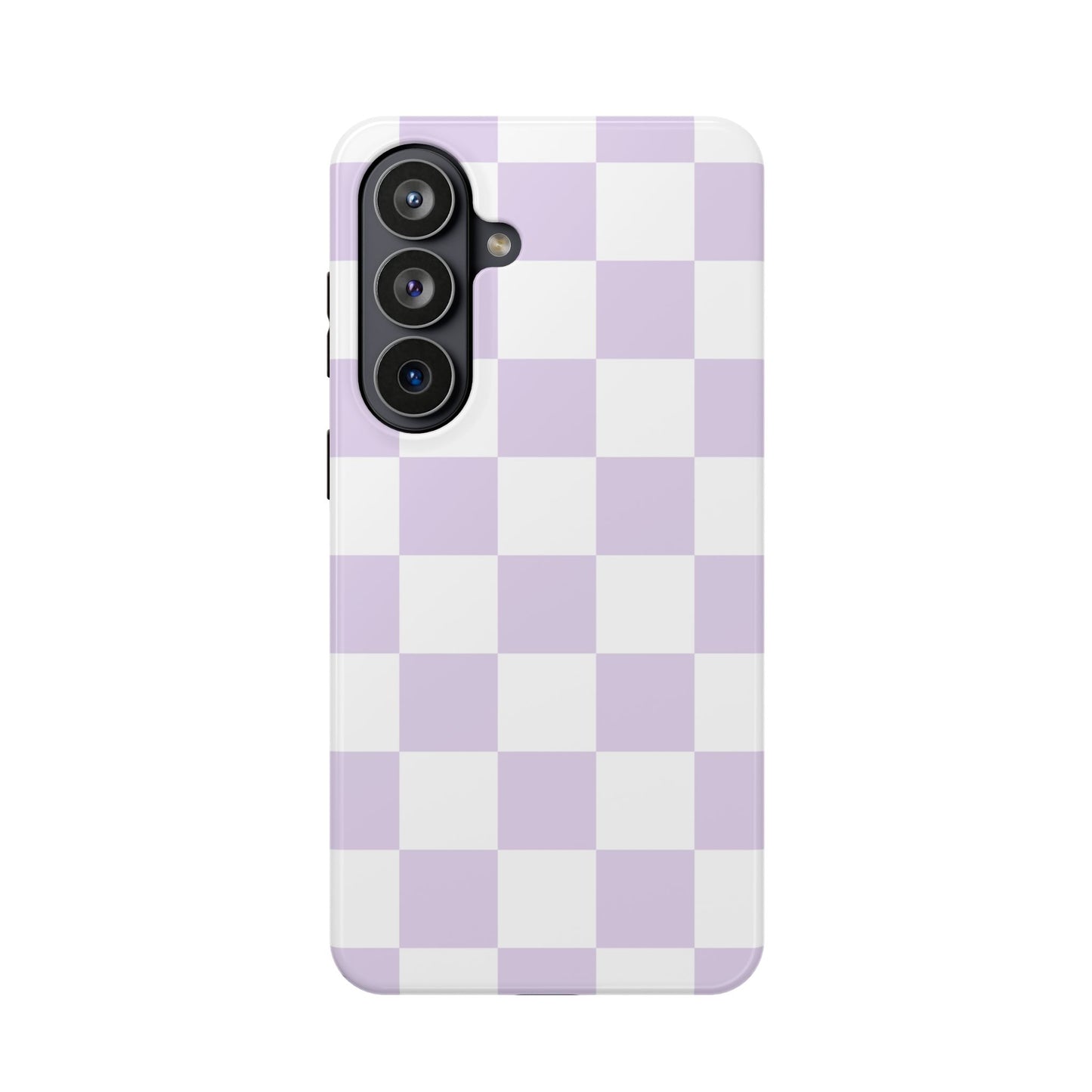 Pastel Purple Checkered Samsung Case