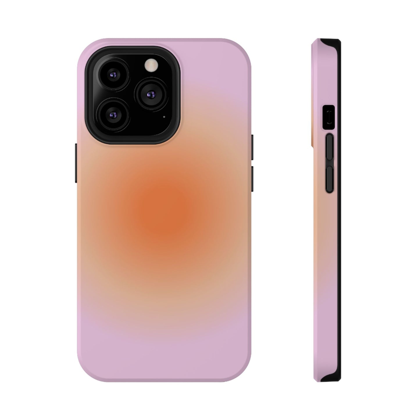 Orange & Purple Aura iPhone Case