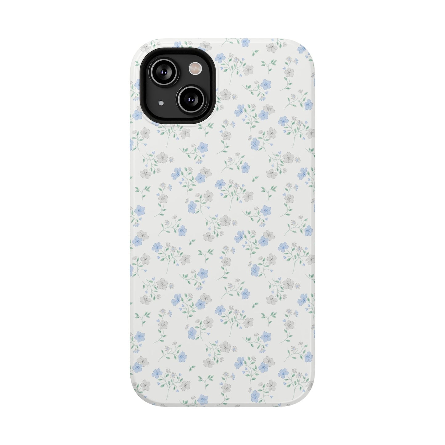 Blue Floral Ditsy iPhone Case