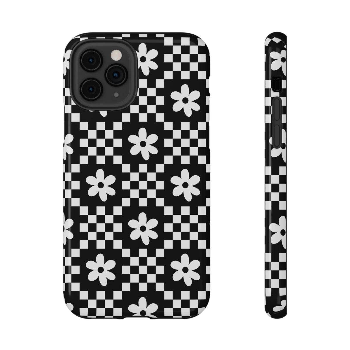 Checkerboard Daisy iPhone Case from Stella Cases