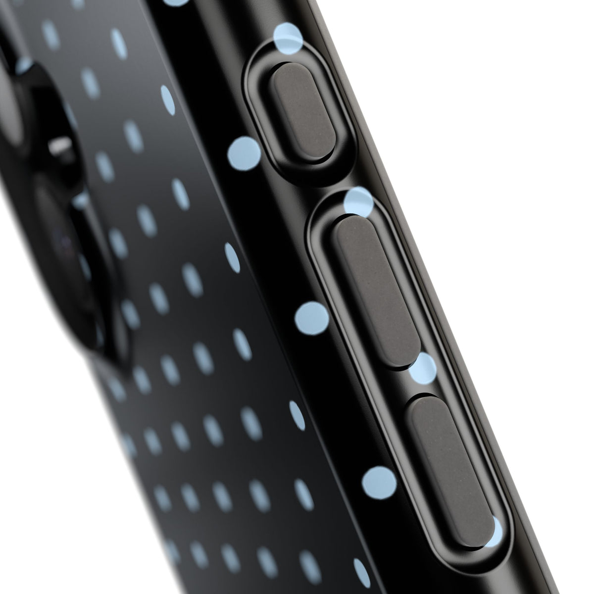 Blue Velvet Mini Dots iPhone Case