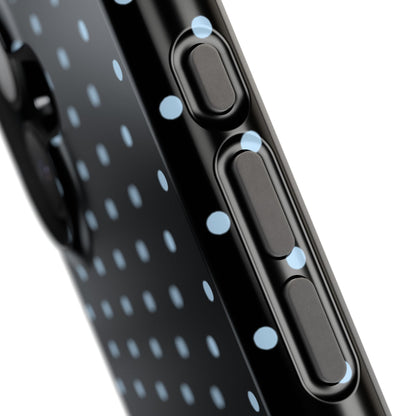Blue Velvet Mini Dots iPhone Case