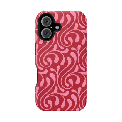 Cherry Paisley iPhone Case