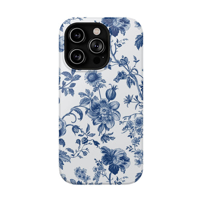 French Navy Toile iPhone Case