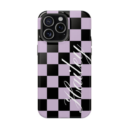 Custom Witchy Checkered iPhone Case