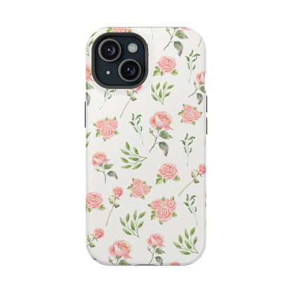 Pink Vintage Roses iPhone Case