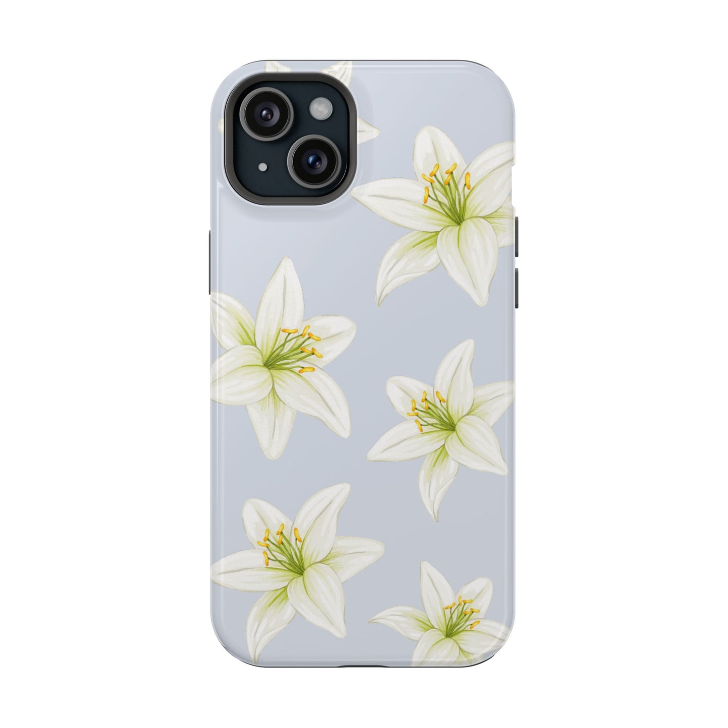 Blue Tiger Lily iPhone Case