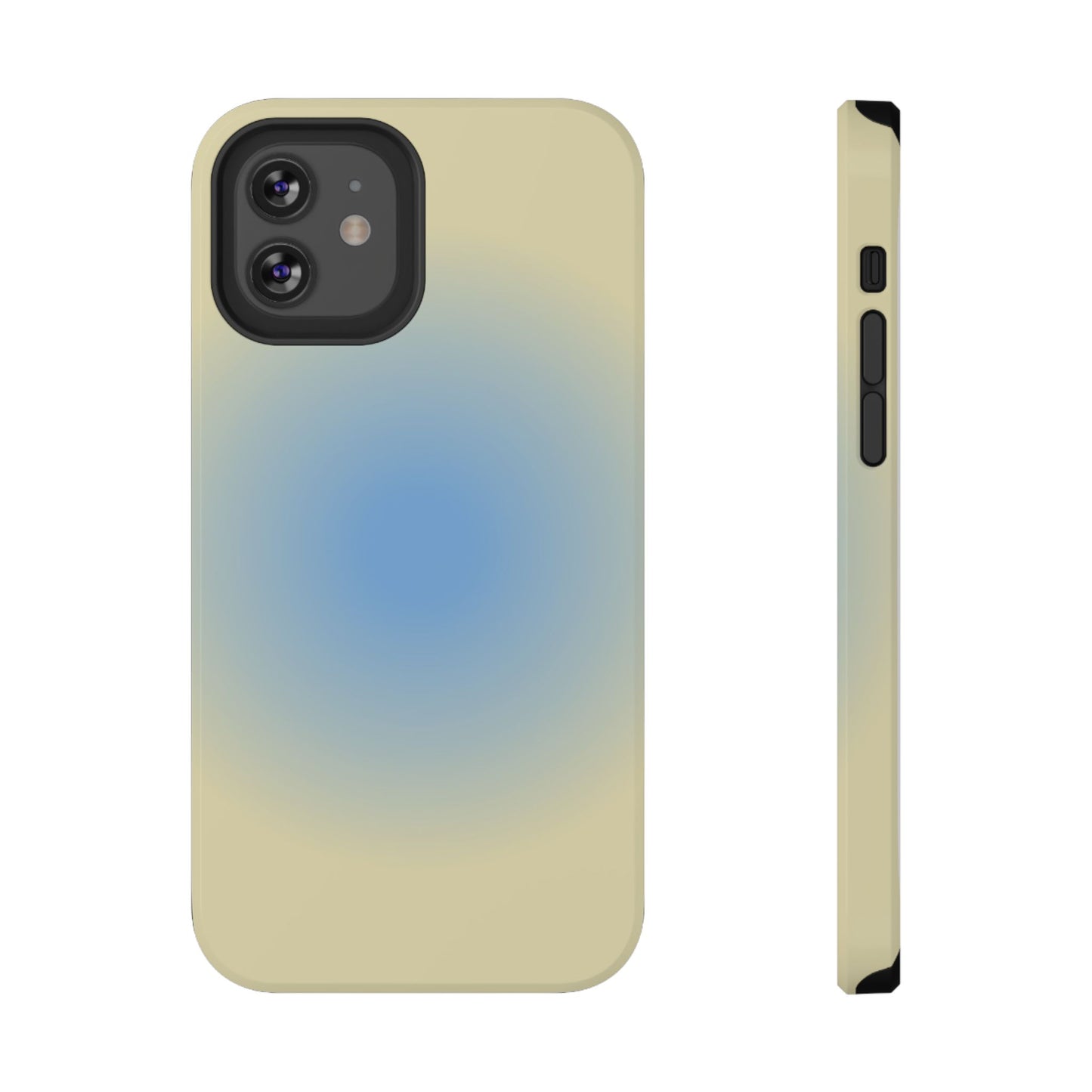 Blue & Yellow Aura iPhone Case