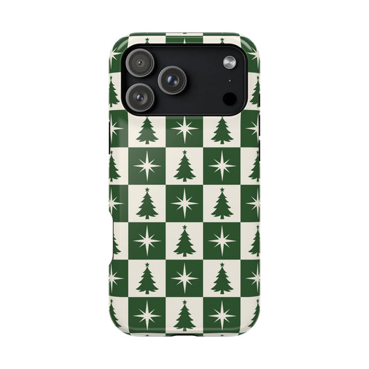 Evergreen Check iPhone Case