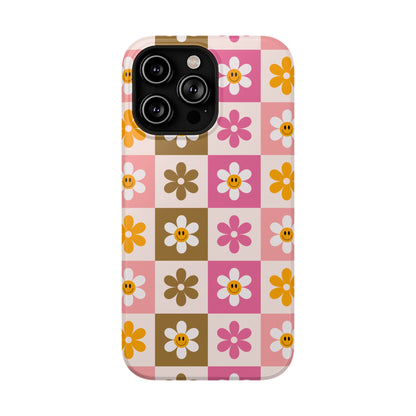 Smiley Flowers iPhone Case
