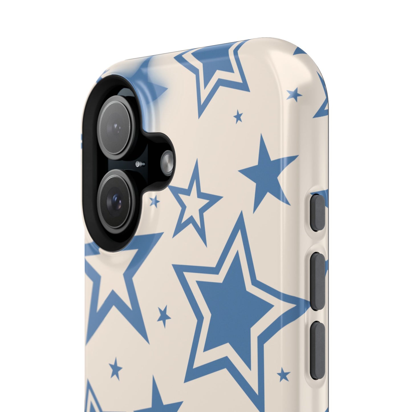 Beige & Blue Stardust iPhone Case