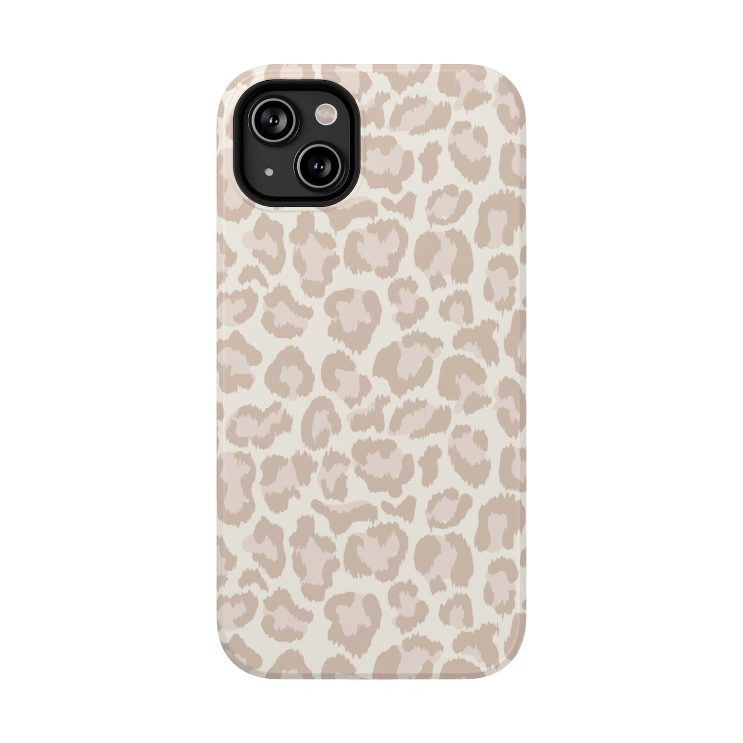 Beige Leopard iPhone Case