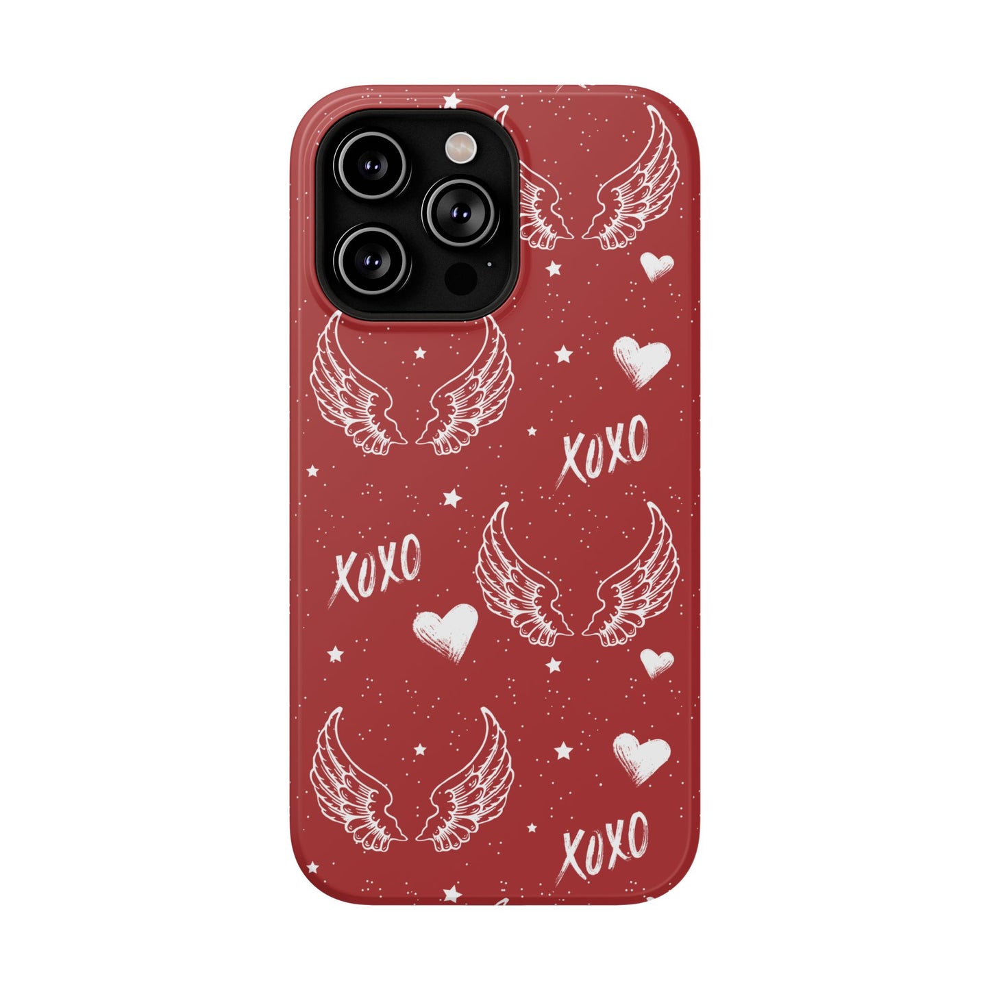 Y2K Red Angels iPhone Case