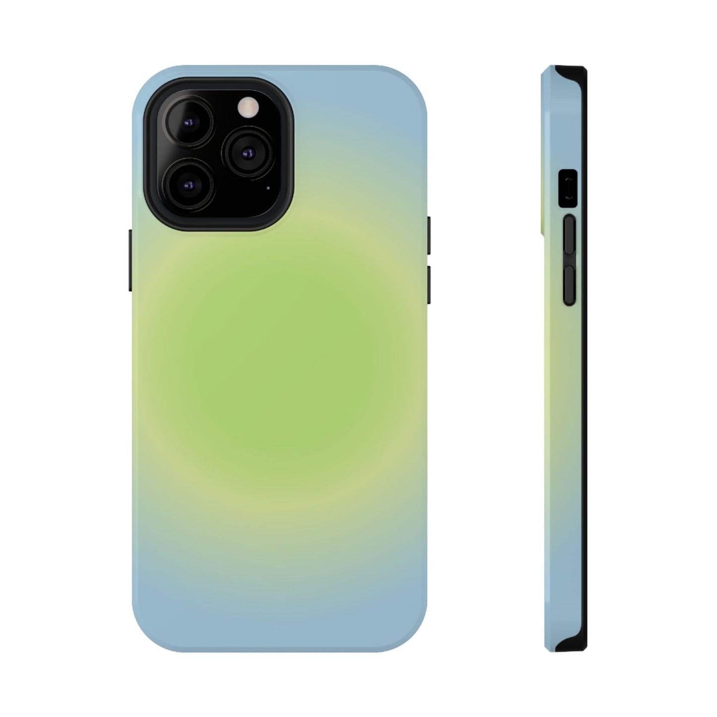 Green & Blue Aura iPhone Case