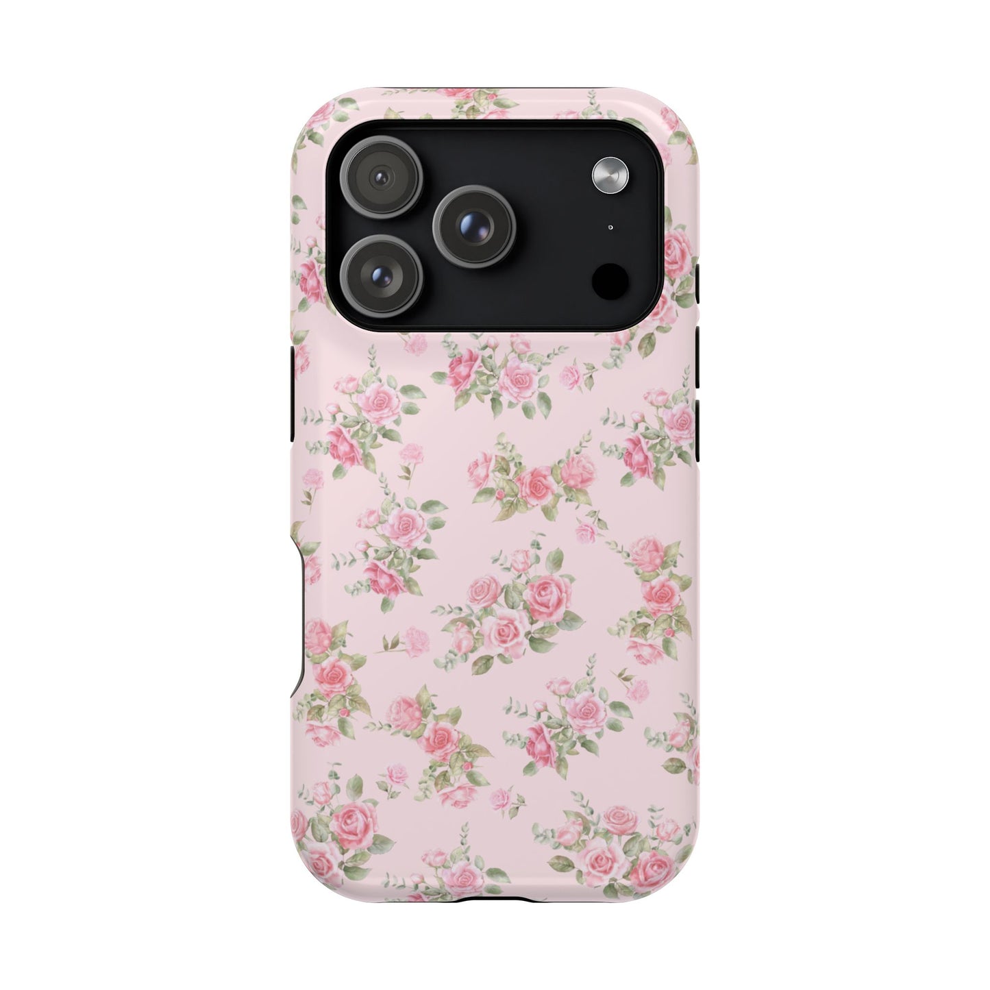 Pink Vintage Roses iPhone Case