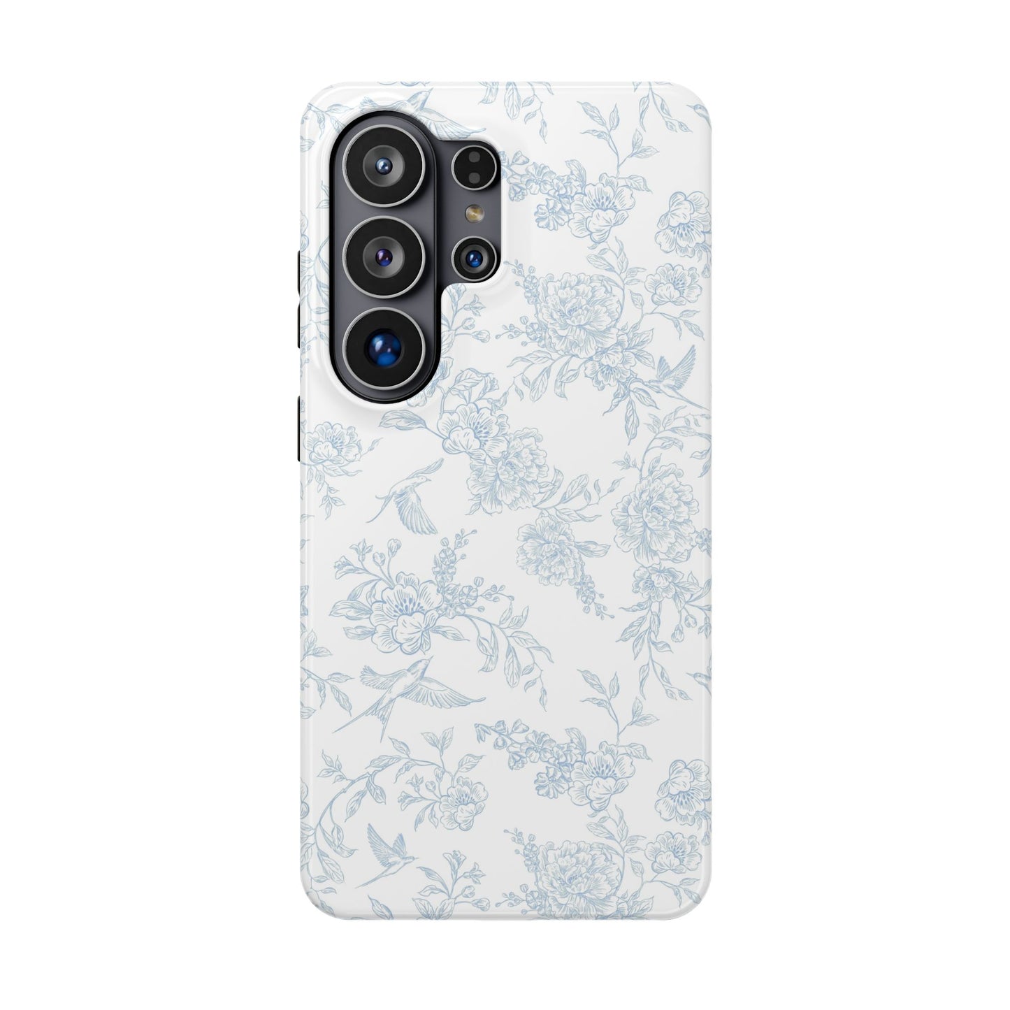 French Blue Toile Samsung Case