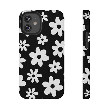 Black Flower Power iPhone Case