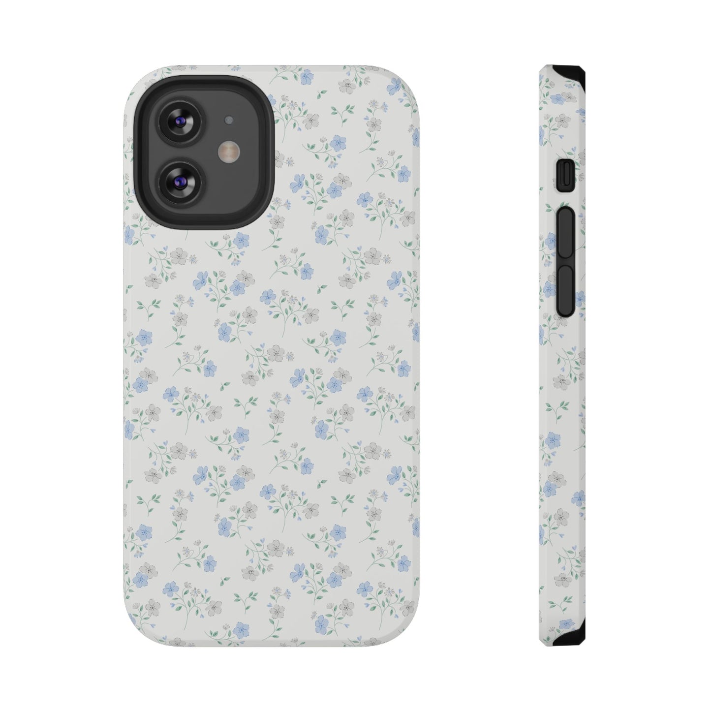 Blue Floral Ditsy iPhone Case
