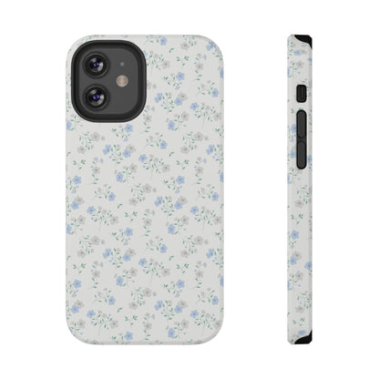 Blue Floral Ditsy iPhone Case