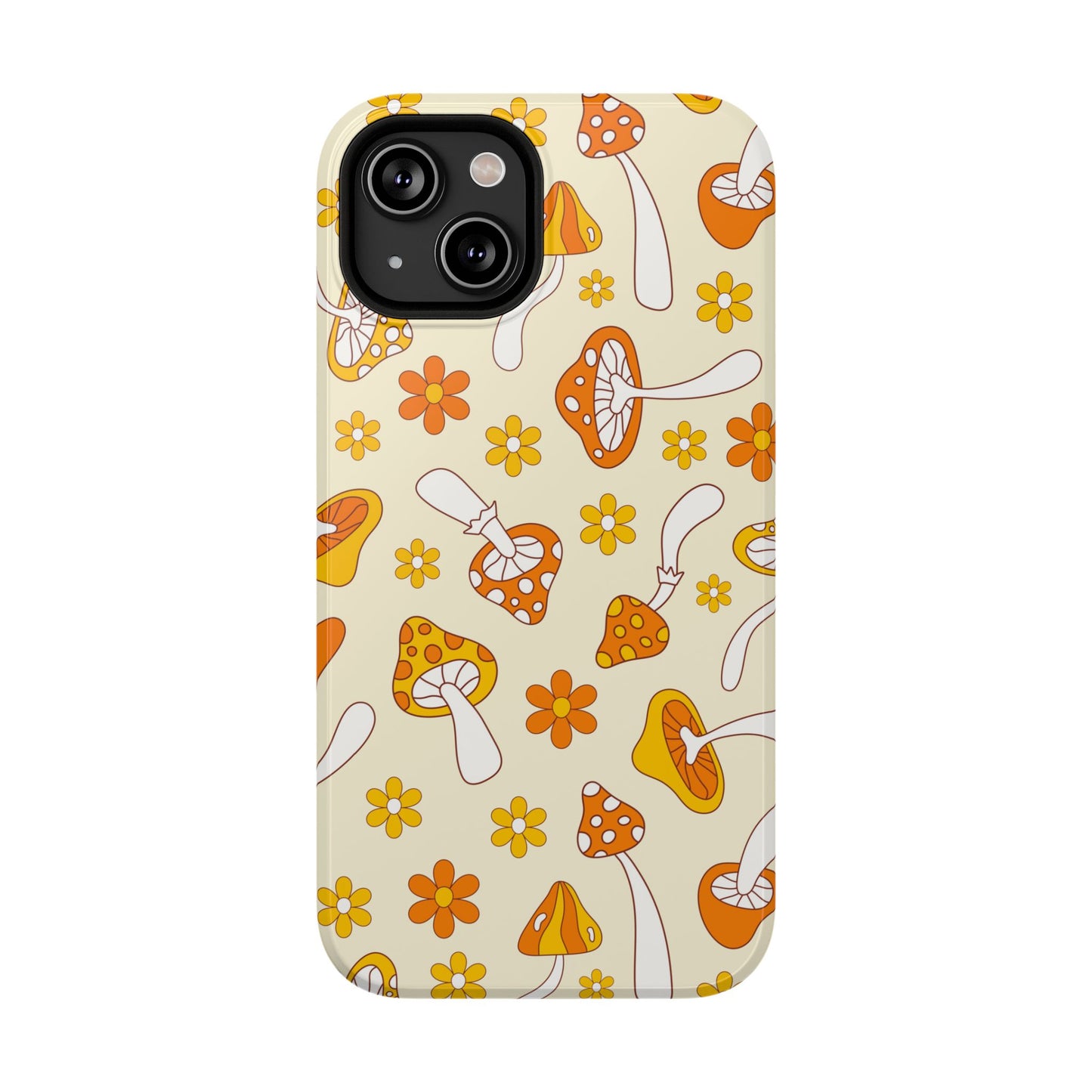 Retro Mushrooms iPhone Case