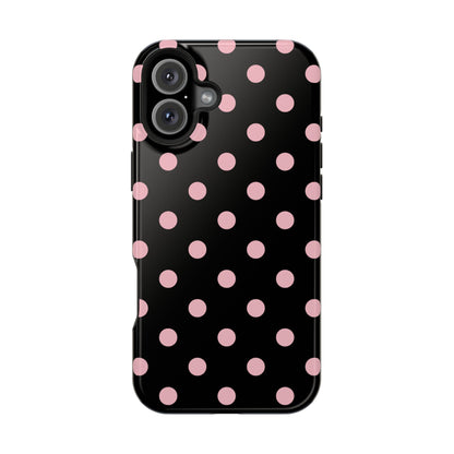 Sweet Midnight Polka Dots iPhone Case