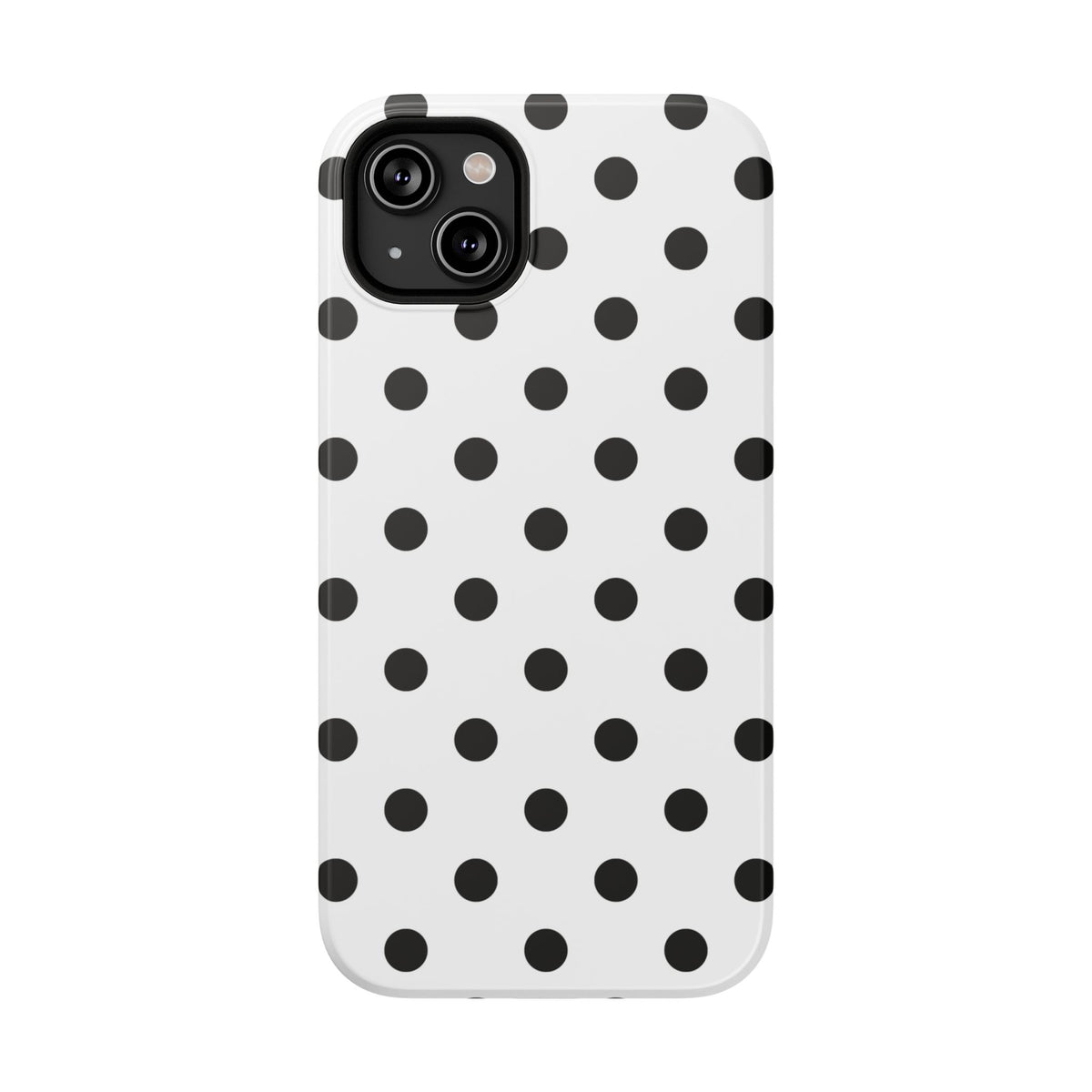 Black Polka Dots iPhone Case