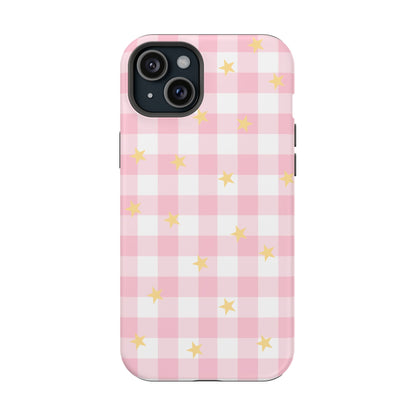 Pink Lemonade Gingham iPhone Case