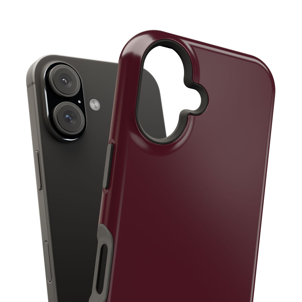Burgundy iPhone Case