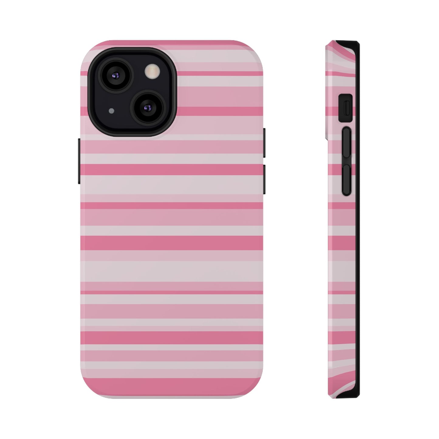 Pink Candy Stripes iPhone Case
