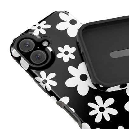 Black Flower Power iPhone Case