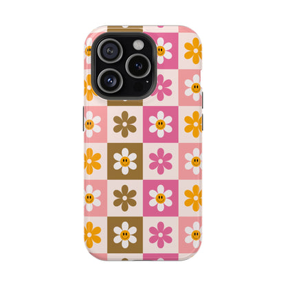 Smiley Flowers iPhone Case
