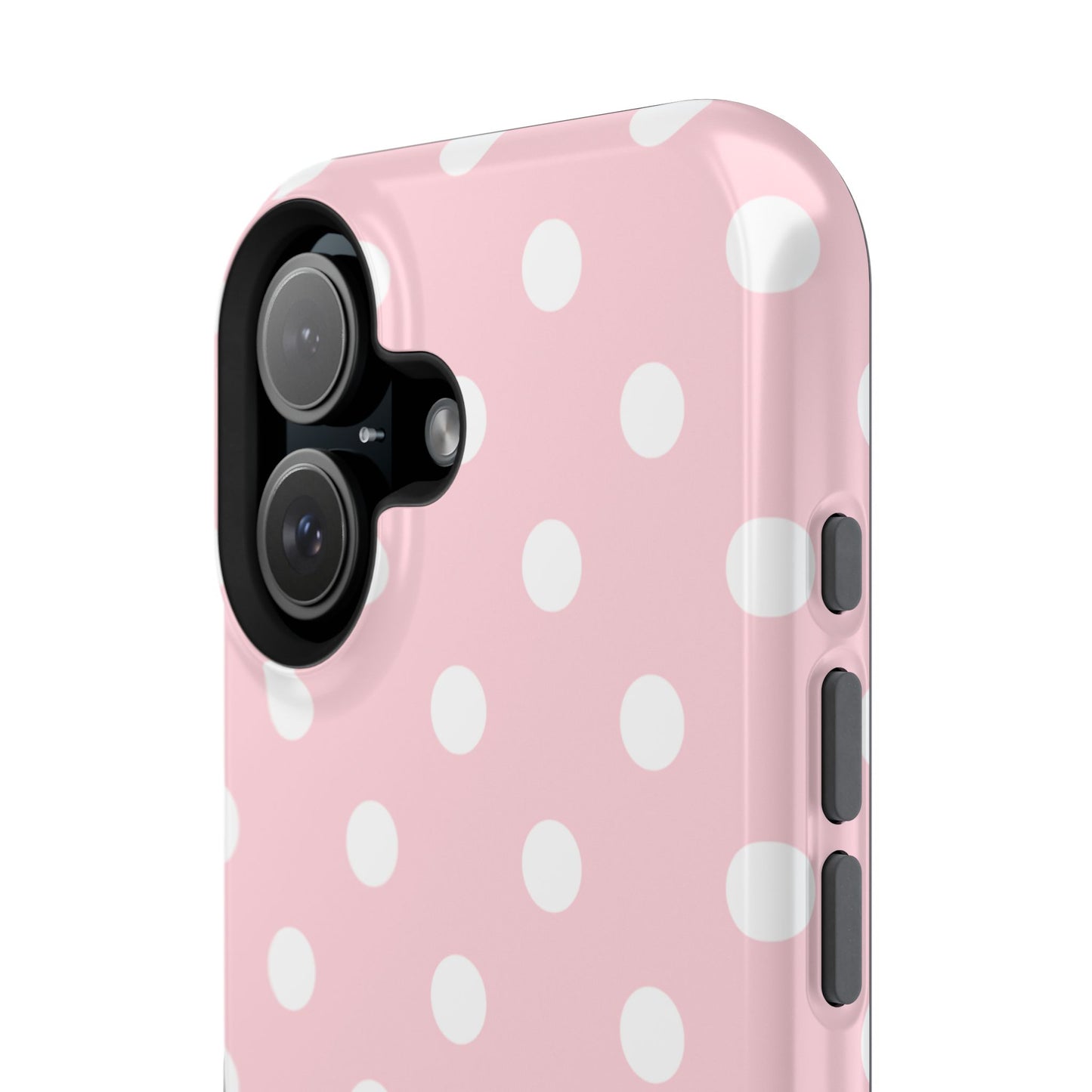 Pink Candy Polka Dots iPhone Case
