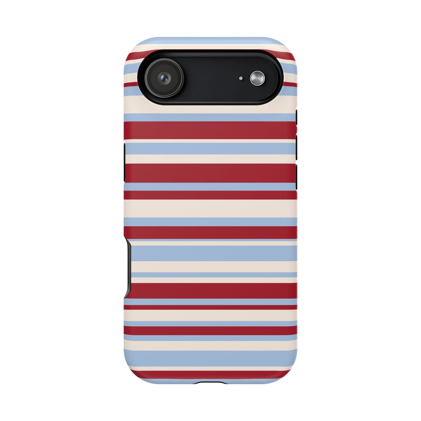Cherry Soda Stripes iPhone Case