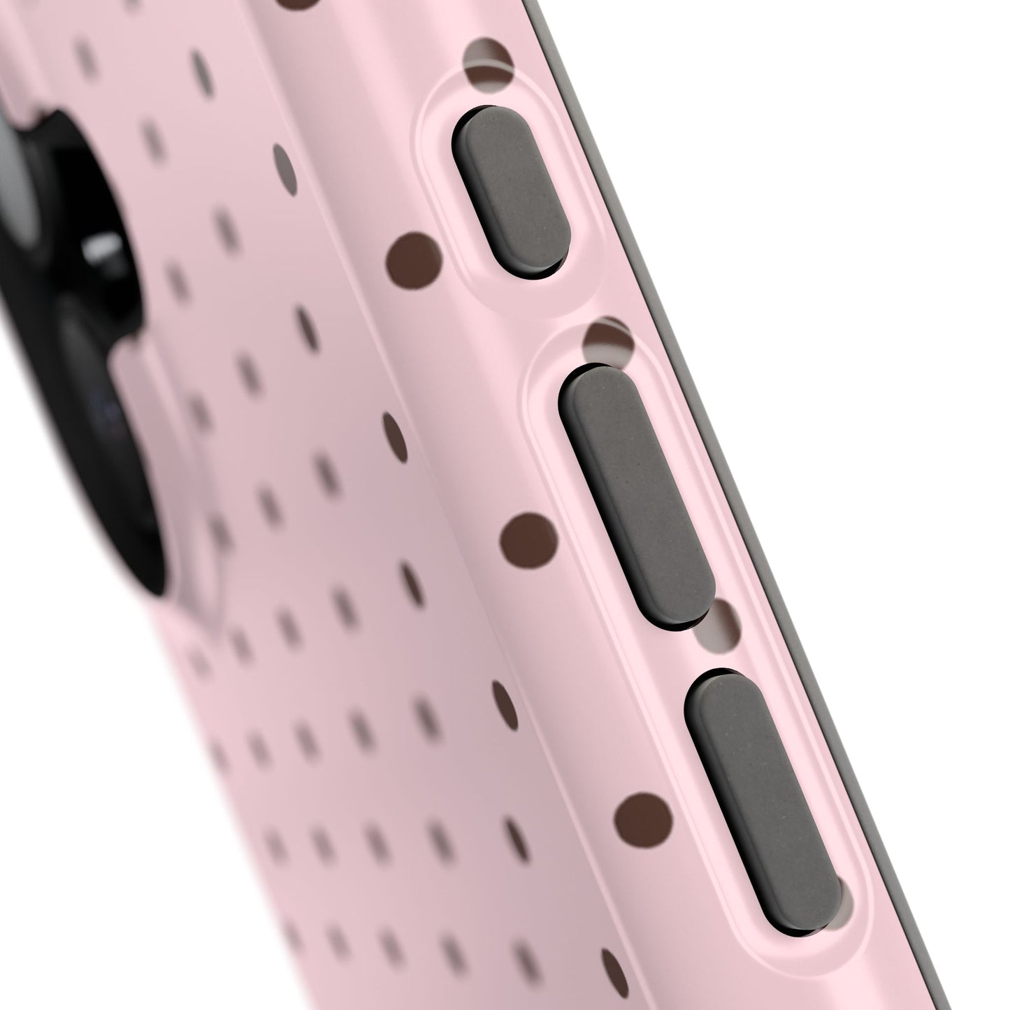 Strawberry Mocha Mini Dots iPhone Case