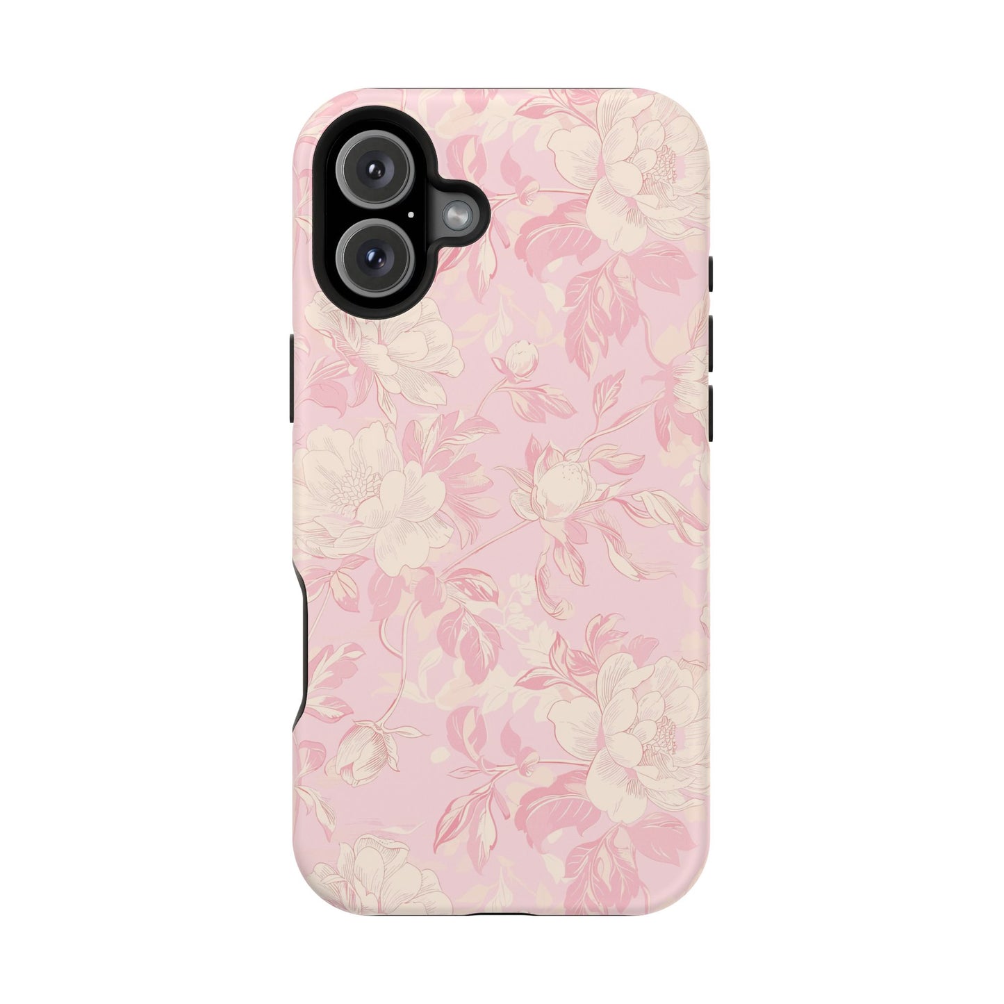 Pretty Pink Toile iPhone Case
