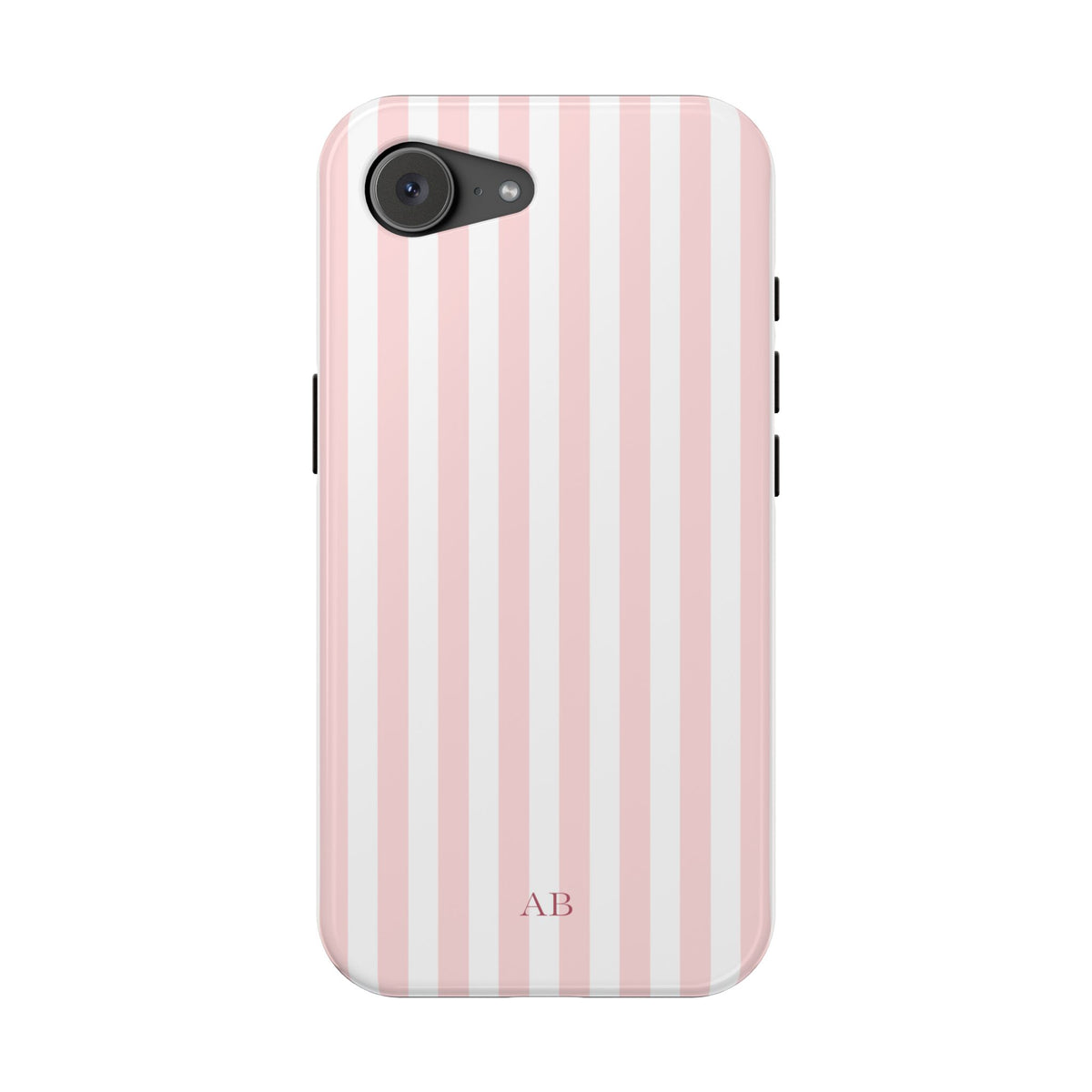 Custom Initials Pink Beau iPhone Case