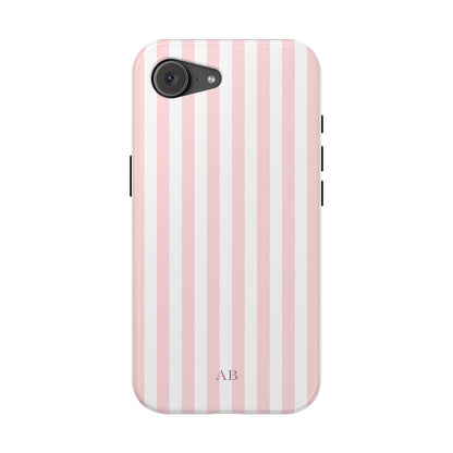 Custom Initials Pink Beau iPhone Case