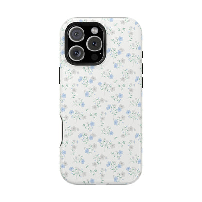 Blue Floral Ditsy iPhone Case