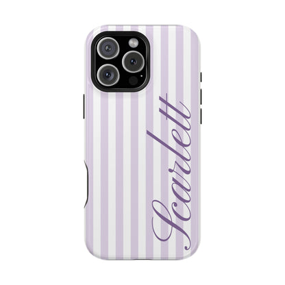 Personalized Lilac Beau iPhone Case