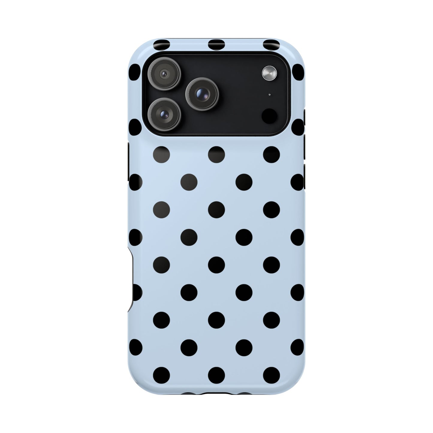 Blue Polka Dots iPhone Case
