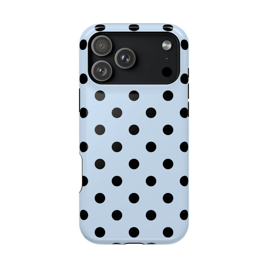 Blue Polka Dots iPhone Case