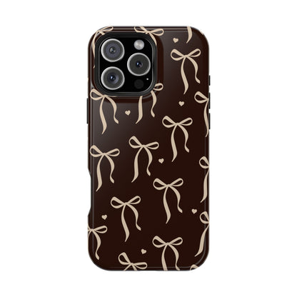 Chocolate Bows iPhone Case