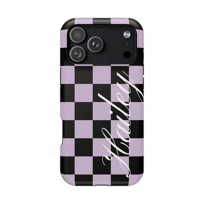 Custom Witchy Checkered iPhone Case