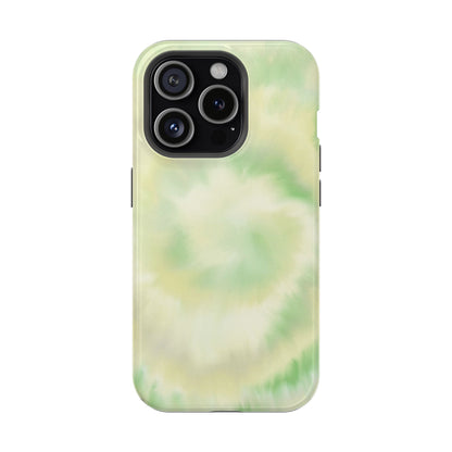 Lime Tie Dye iPhone Case