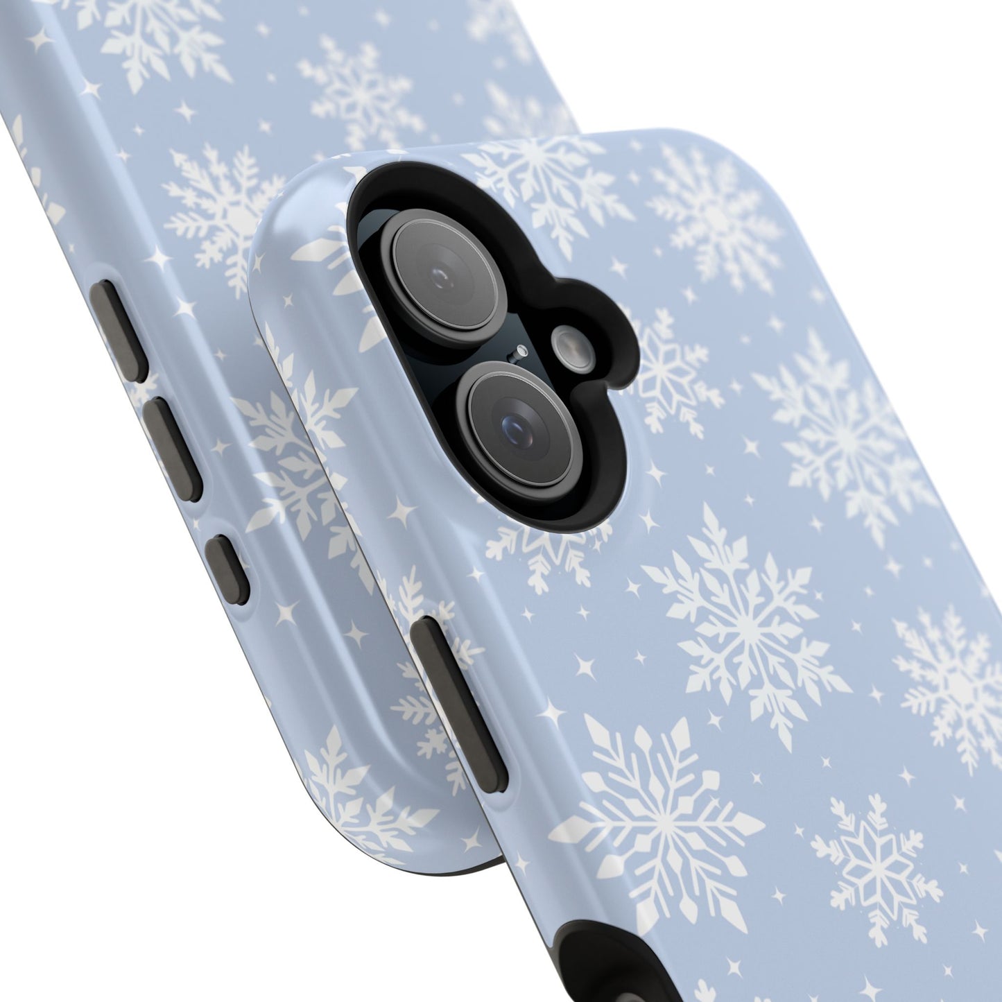 Blue Snowflakes iPhone Case