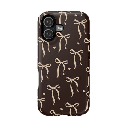 Chocolate Bows iPhone Case
