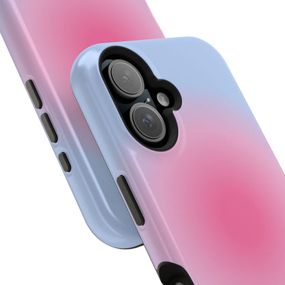 Pink & Blue Aura iPhone Case