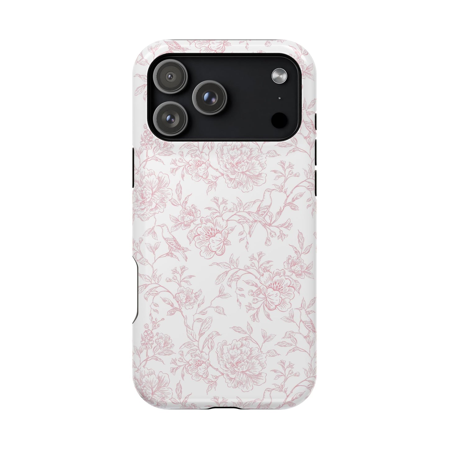 French Rosy Toile iPhone Case