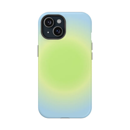 Green & Blue Aura iPhone Case