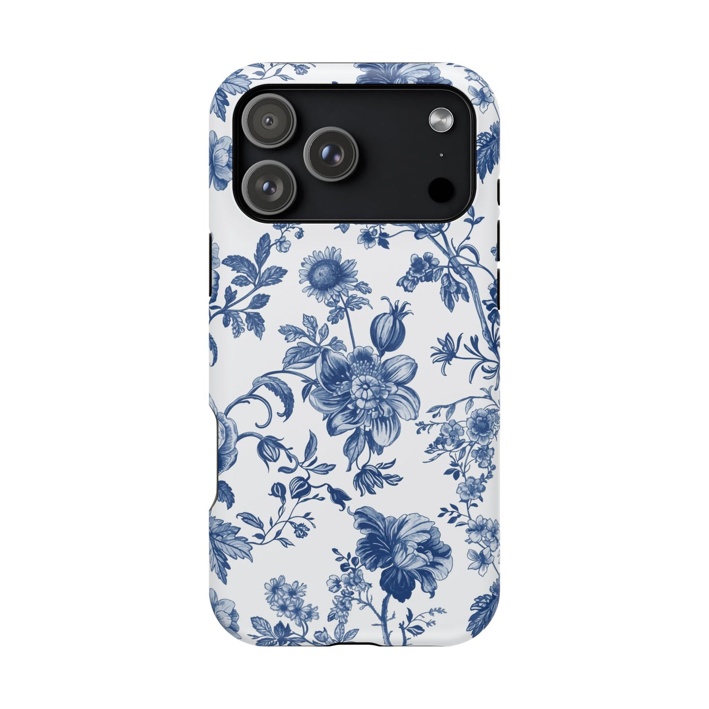 French Navy Toile iPhone Case
